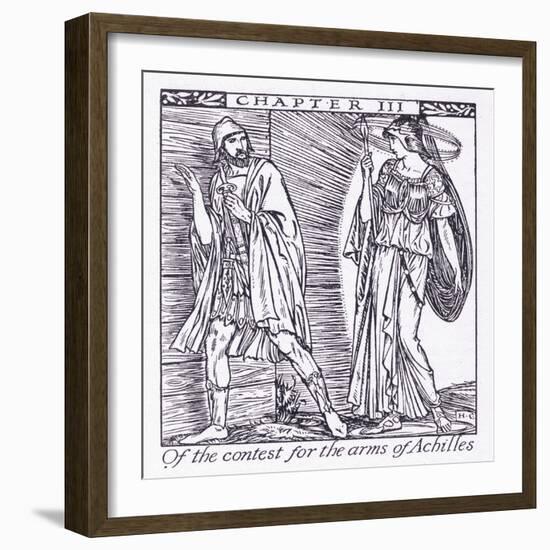 Of the Contest for the Arms of Achilles-Herbert Cole-Framed Giclee Print