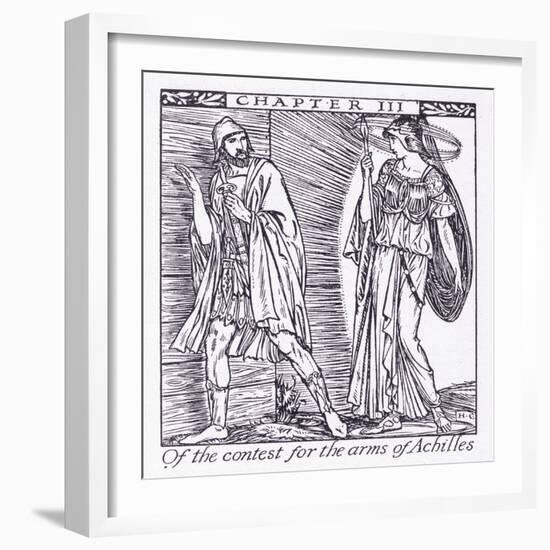 Of the Contest for the Arms of Achilles-Herbert Cole-Framed Giclee Print