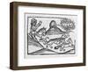 "Of the Fox and the Cat" Illustration to Caxton's 1484 Edition of Aesop's Fables-null-Framed Art Print