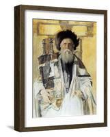 Of the High Priests Tribe-Isidor Kaufmann-Framed Art Print