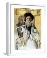 Of the High Priests Tribe-Isidor Kaufmann-Framed Art Print