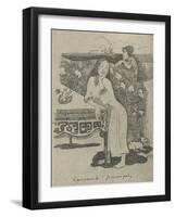 'Of What Are You Thinking? I Do Not Know', 1936-Paul Gauguin-Framed Giclee Print