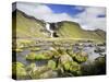 Ofaerufoss Waterfall, Eldgja, Iceland-Michele Falzone-Stretched Canvas