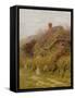 Off Fishing, Surrey (W/C on Paper)-Helen Allingham-Framed Stretched Canvas