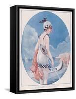 Off for a Paddle-Maurice Milliere-Framed Stretched Canvas
