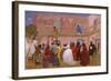 Off for the Honeymoon, 1918-25 (Oil on Particle Board)-Pedro Figari-Framed Giclee Print