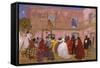 Off for the Honeymoon, 1918-25 (Oil on Particle Board)-Pedro Figari-Framed Stretched Canvas