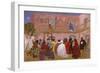 Off for the Honeymoon, 1918-25 (Oil on Particle Board)-Pedro Figari-Framed Giclee Print