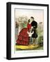 Off for the War-Currier & Ives-Framed Giclee Print