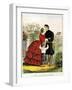 Off for the War-Currier & Ives-Framed Giclee Print