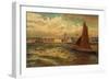 Off Greenwich, London, 1897-William H. Bartlett-Framed Giclee Print