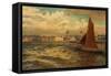 Off Greenwich, London, 1897-William H. Bartlett-Framed Stretched Canvas