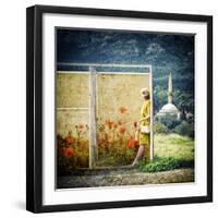 Off-line-null-Framed Photographic Print