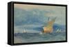 Off Lowestoft: Fresh Breeze, 1833 (W/C on Paper)-John Sell Cotman-Framed Stretched Canvas