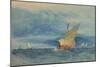 Off Lowestoft: Fresh Breeze, 1833 (W/C on Paper)-John Sell Cotman-Mounted Giclee Print