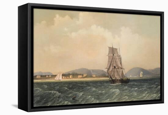 Off Mt. Desert Island, Maine, 1850-Fitz Henry Lane-Framed Stretched Canvas