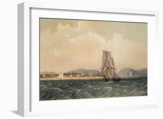 Off Mt. Desert Island, Maine, 1850-Fitz Henry Lane-Framed Giclee Print