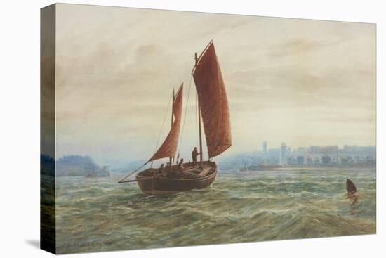 Off North Shields-Charles Napier Hemy-Stretched Canvas