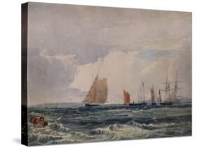 Off Plymouth, c1827-Samuel Prout-Stretched Canvas