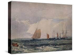 Off Plymouth, c1827-Samuel Prout-Stretched Canvas