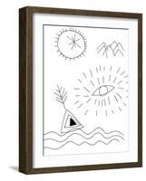 Off Shore-Kristine Hegre-Framed Giclee Print