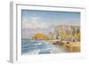 Off the Coast of Guernsey-John Brett-Framed Giclee Print