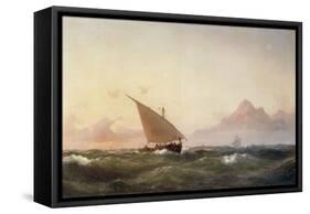 Off the Coast of North Africa, 1853-Wilhelm Melbye-Framed Stretched Canvas