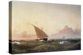 Off the Coast of North Africa, 1853-Wilhelm Melbye-Stretched Canvas