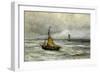 Off the Coast-Hendrik William Mesdag-Framed Art Print