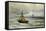 Off the Coast-Hendrik William Mesdag-Framed Stretched Canvas