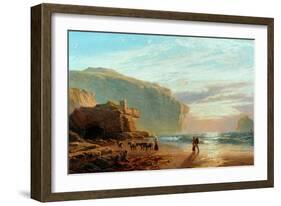 Off the Cornish Coast (Trebariwith Strand), 1877-78-John Mogford-Framed Giclee Print