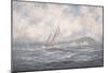 Off the Needles, Isle of Wight, 1997-Richard Willis-Mounted Giclee Print