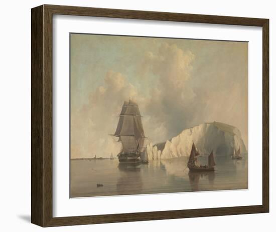 Off the Needles, Isle of Wight-EW Cooke-Framed Premium Giclee Print