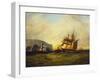 Off the Needles, Isle of Wight-George Gregory-Framed Giclee Print