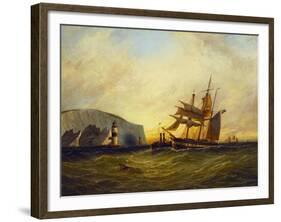 Off the Needles, Isle of Wight-George Gregory-Framed Giclee Print