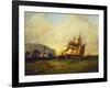 Off the Needles, Isle of Wight-George Gregory-Framed Giclee Print