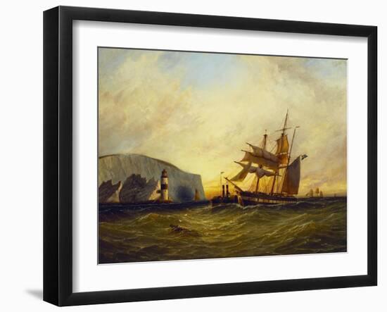 Off the Needles, Isle of Wight-George Gregory-Framed Giclee Print