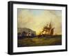 Off the Needles, Isle of Wight-George Gregory-Framed Giclee Print