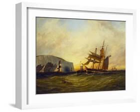 Off the Needles, Isle of Wight-George Gregory-Framed Giclee Print