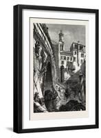 Off the Rialto, Venice, Italy, 19th Century-null-Framed Giclee Print
