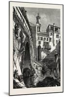 Off the Rialto, Venice, Italy, 19th Century-null-Mounted Giclee Print