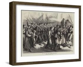 Off the War from Belgrade-Godefroy Durand-Framed Giclee Print