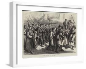 Off the War from Belgrade-Godefroy Durand-Framed Giclee Print