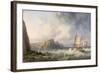 Off the Yorkshire Coast, Staithes, 1861-John Wilson Carmichael-Framed Giclee Print