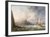 Off the Yorkshire Coast, Staithes, 1861-John Wilson Carmichael-Framed Giclee Print
