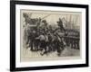 Off to Ashantee, Our Soldiers and Sailors Manning the Capstan-William Small-Framed Giclee Print