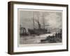 Off to Ashanti, Good-Bye and Good-Luck!, the Steamer Coromandel Leaving the Royal Albert Dock-William Lionel Wyllie-Framed Giclee Print