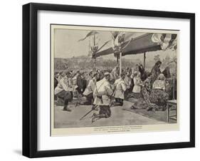 Off to China, Blessing a Russian Contingent-Frederic De Haenen-Framed Giclee Print