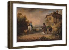 Off to Market, 1828-Edmund Bristow-Framed Giclee Print