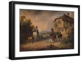 Off to Market, 1828-Edmund Bristow-Framed Premium Giclee Print